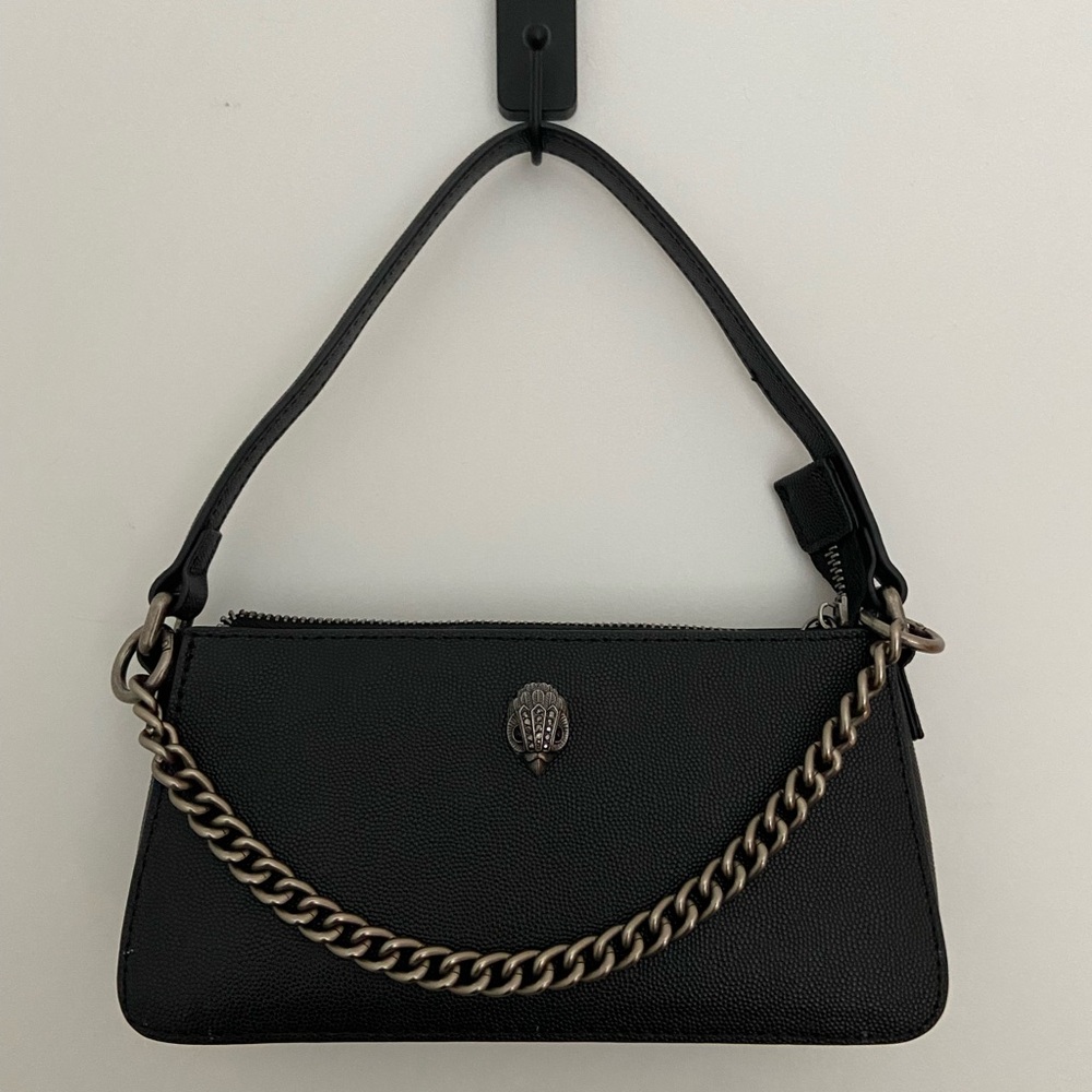 Kurt Geiger black leather shoulder bag